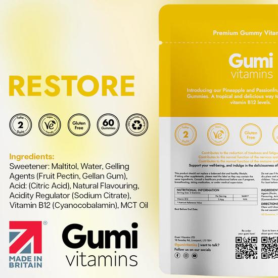 Gumi Vitamins Restore B12