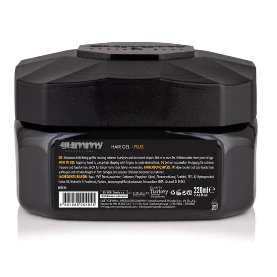 Gummy Hair Gel Plus Maximum Hold & Extreme Look Styling Wax 500ml