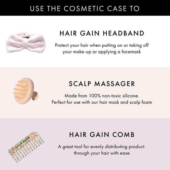 Hair Gain Accessories Cosmetics Bag