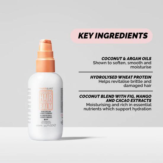 Hairburst Hydrating Hair Smoothing Balm 100ml (Imperfect Box)