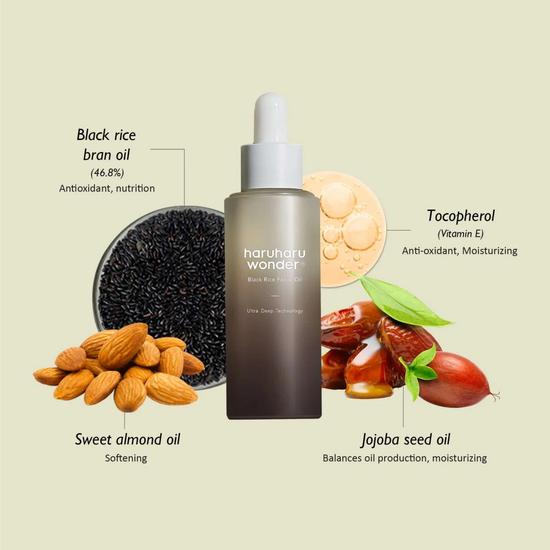 Haruharu Wonder Black Rice Facial Oil 10ml
