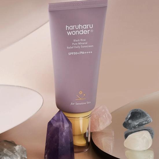 Haruharu Wonder Black Rice Pure Mineral Relief Daily Sunscreen SPF 50+ 50ml