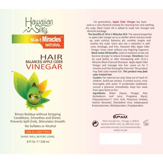 Hawaiian Silky 14 In 1 Hair Balanced Apple Cider Vinegar 238ml