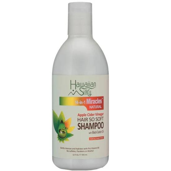 Hawaiian Silky 14 In 1 Miracles Apple Cider Vinegar Hair So Soft Shampoo 355ml