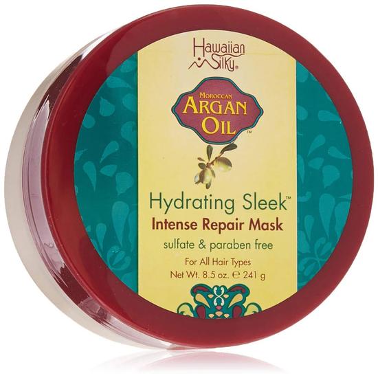 Hawaiian Silky Hydrating Sleek Argan Oil Repair Mask 241 g
