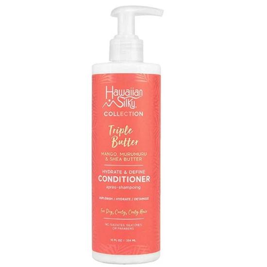 Hawaiian Silky Triple Butter Hydrate & Define Conditioner 354ml