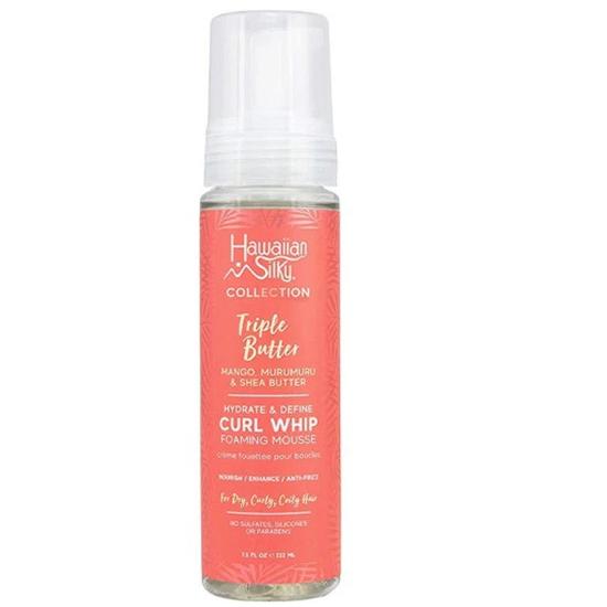 Hawaiian Silky Triple Butter Hydrate & Define Curl Whip Foaming Mousse 222ml
