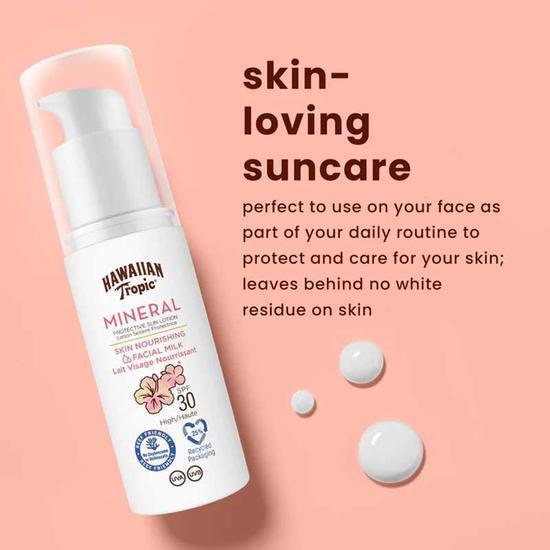Hawaiian Tropic Mineral Facial Milk SPF 30 50ml