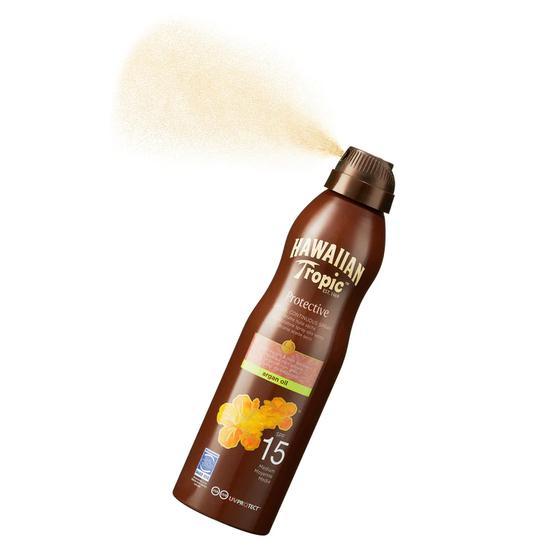 Hawaiian Tropic Protective Dry Oil Continuous Spray Argan Oil SPF 15 177ml