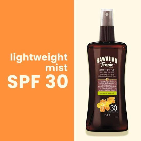 Hawaiian Tropic Protective Spray Oil SPF 30 200ml