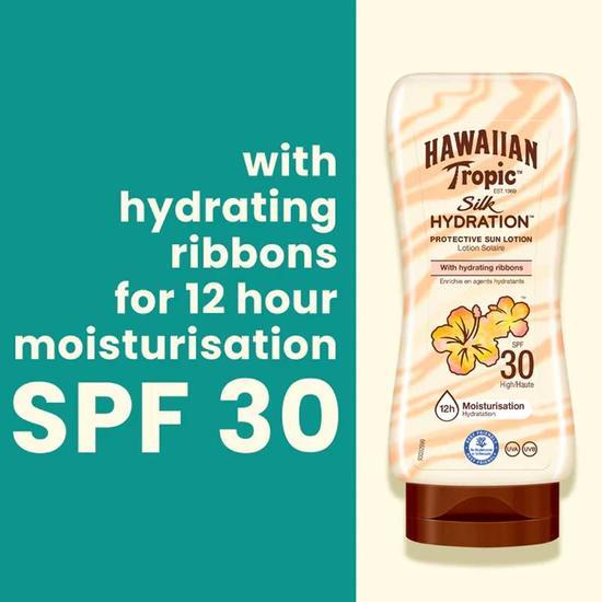 Hawaiian Tropic Silk Hydration Protective Sun Lotion SPF 30 180ml
