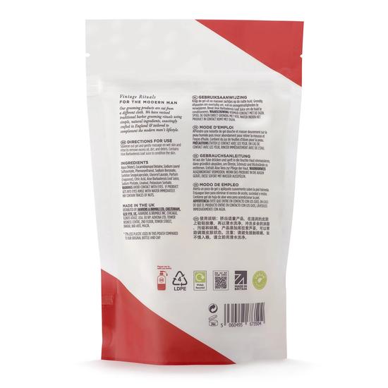 Hawkins & Brimble Energising Body Wash Refill Pouch: 500ml