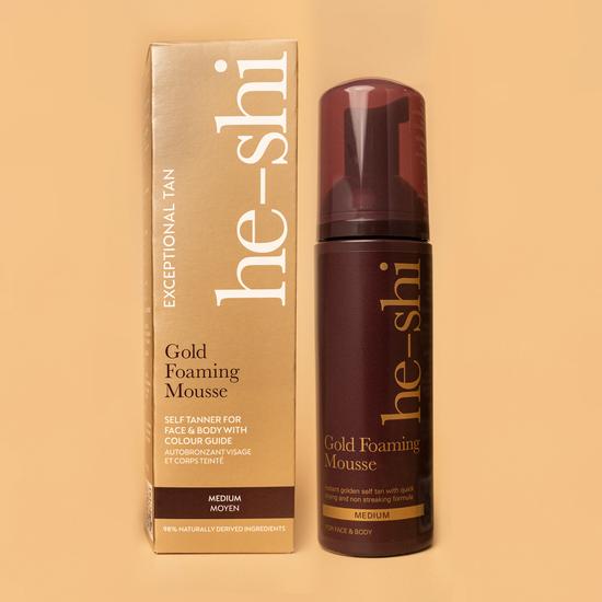 He-Shi Foaming Mousse Medium Gold Medium