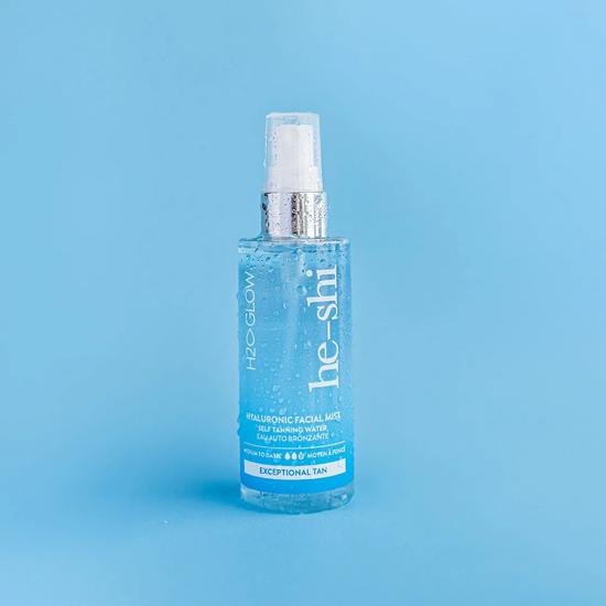 He-Shi H2o Glow Hyaluronic Facial Mist Medium to Dark
