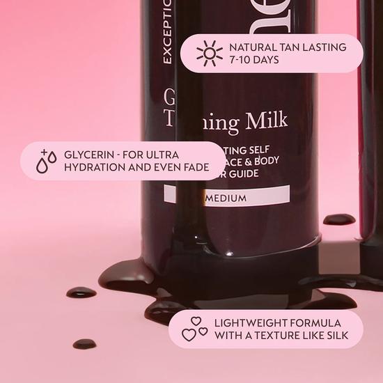 He-Shi Tanning Milk Medium Gold Medium