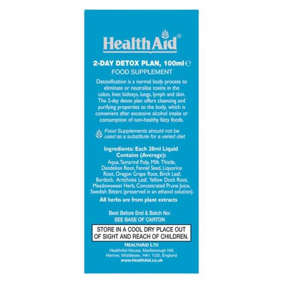 Health Aid 2 Day Detox Plan 100ml