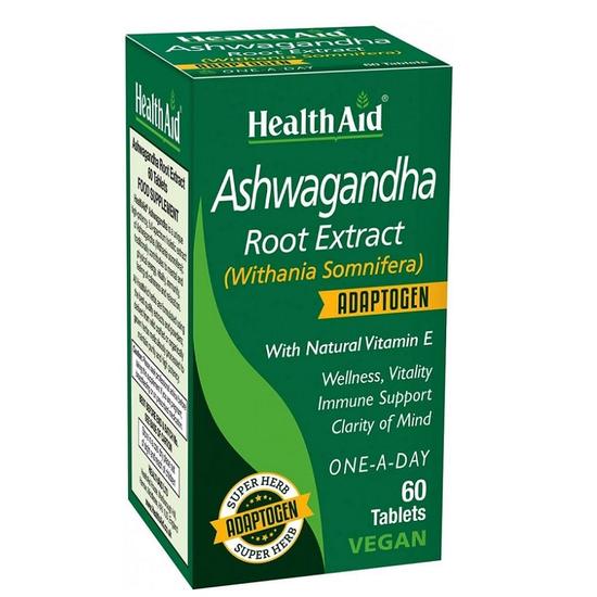 Health Aid Ashwagandha Root Extract Tablets 60 Tablets