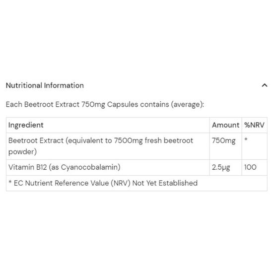 Health Aid Beetroot Extract 750mg Capsules 60 Capsules