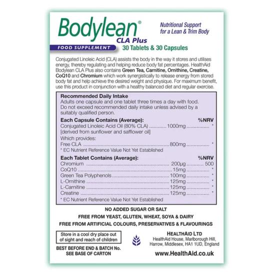 Health Aid Bodylean CLA Plus Capsules/Tablets 60 Tablets