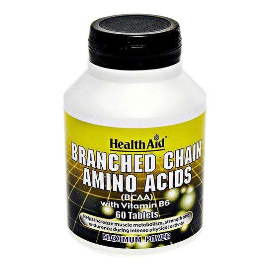Health Aid Branch Chain Amino Acids Tablets 60 Tablets