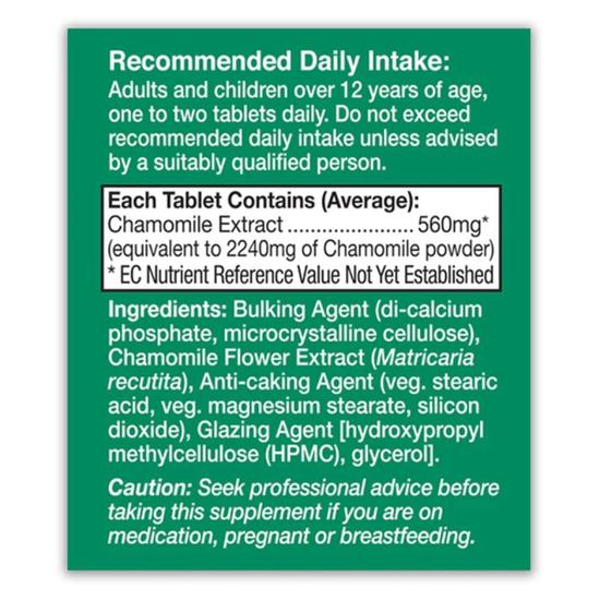 Health Aid Chamomile 2240mg Tablets 60 Tablets