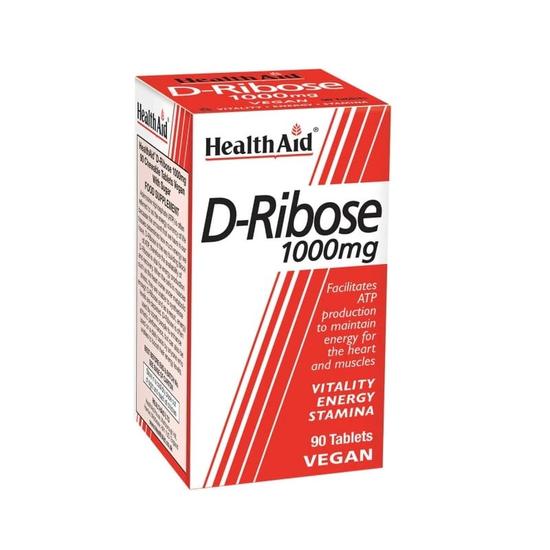 Health Aid D-Ribose 1000mg Tablets 90 Tablets