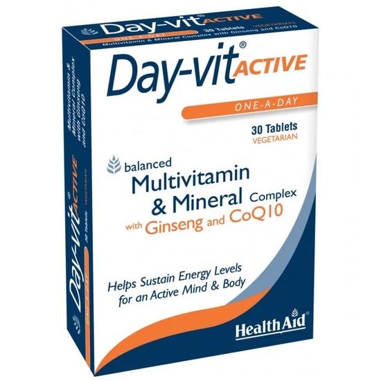 Health Aid Day-Vit Active Tablets 30 Tablets