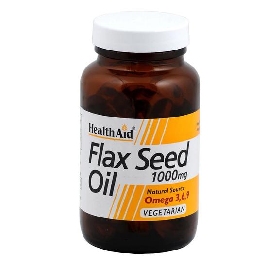 Health Aid Flaxseed Oil 1000mg Capsules 60 Capsules