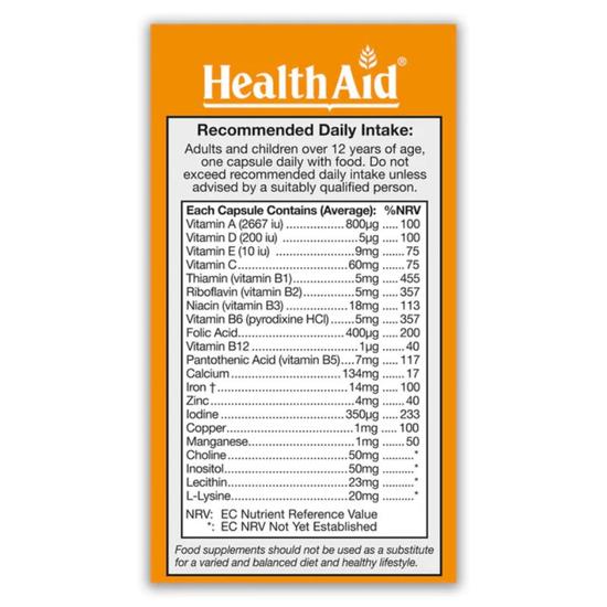 Health Aid Gericaps Capsules 30 Capsules