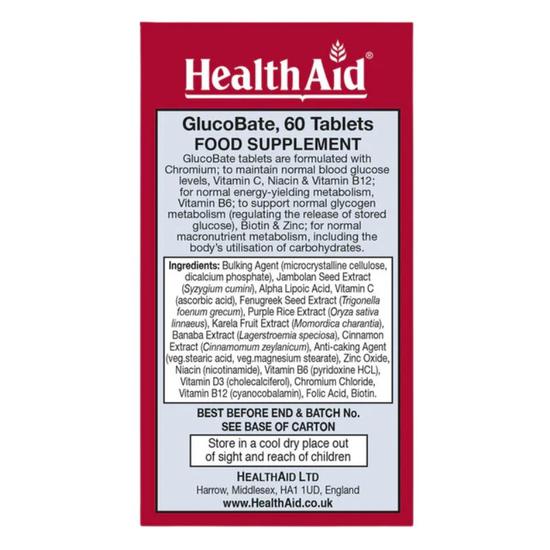 Health Aid Glucobate Tablets 60 Tablets