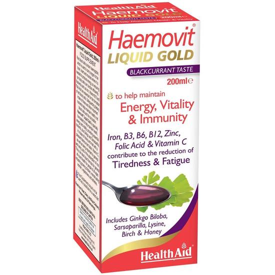 Health Aid HaemoVit Liquid Gold 200ml