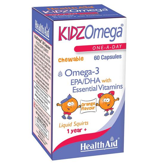 Health Aid KidzOmega Chewable Capsules 60 Capsules