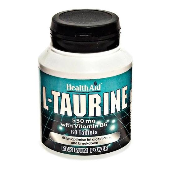 Health Aid L-Taurine 550mg Tablets 60 Tablets