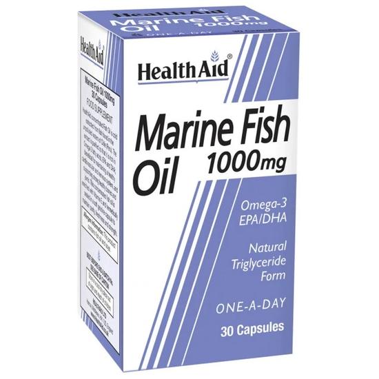 Health Aid Marine Fish Oil 1000mg Capsules 30 Capsules