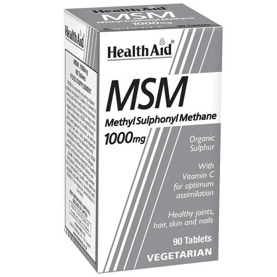 Health Aid MSM 1000mg Tablets 90 Tablets