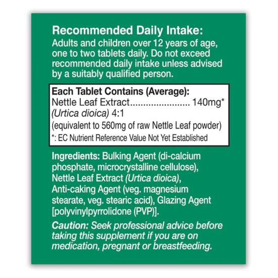 Health Aid Nettle Leaf Extract 560mg Tablets 60 Tablets