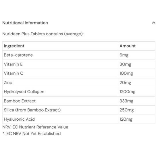 Health Aid Nurideen Plus Tablets 60 Tablets