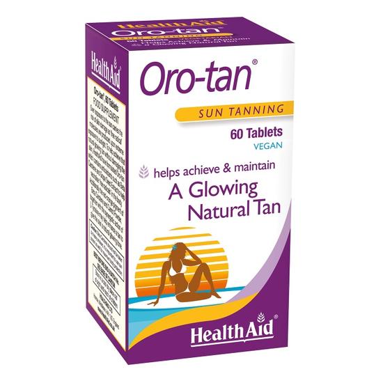 Health Aid Oro-Tan Tablets 60 Tablets
