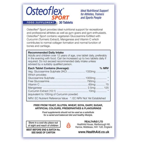 Health Aid Osteoflex Sport Tablets 30 Tablets