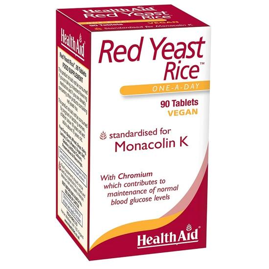 Health Aid Red Yeast Rice Tablets 90 Tablets