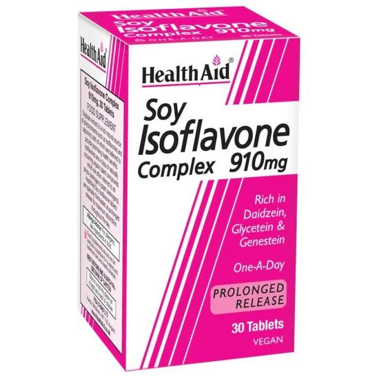 Health Aid Soya Isoflavone Complex 910mg Tablets 30 Tablets