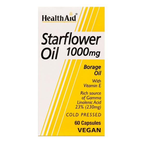 Health Aid Starflower Oil 1000mg 23% GLA Capsules 30 Capsules