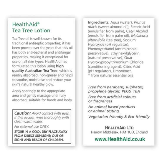 Health Aid Tea Tree Lotion 250ml