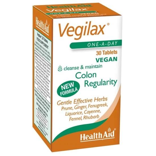 Health Aid Vegilax Tablets 30 Tablets