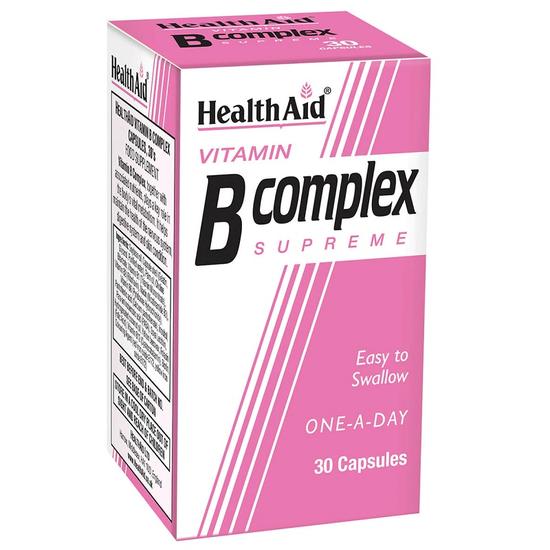 Health Aid Vitamin B Complex Supreme Capsules 30 Capsules