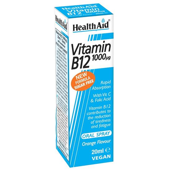 Health Aid Vitamin B12 1000ug Spray 20ml