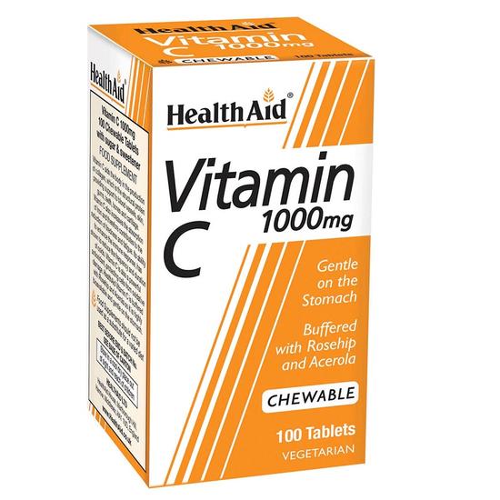 Health Aid Vitamin C 1000mg Chewable Tablets 30 Tablets