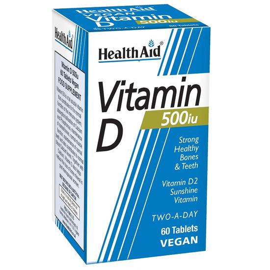 Health Aid Vitamin D 500iu Tablets 60 Tablets