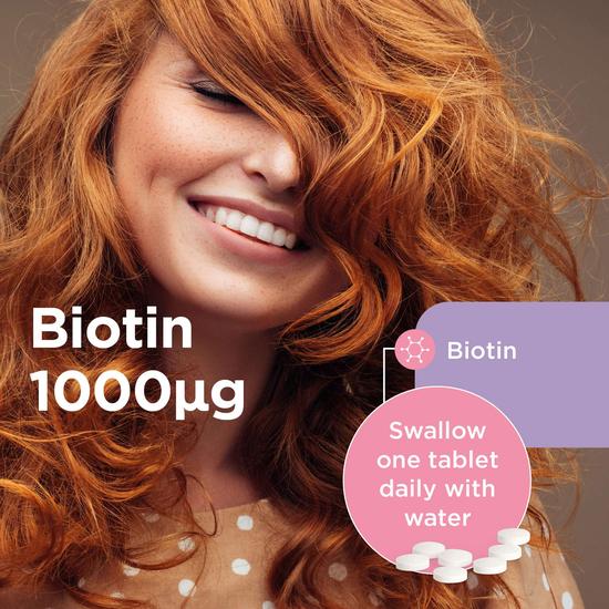Healthspan Biotin 1000 Ug Tablets 180 Tablets