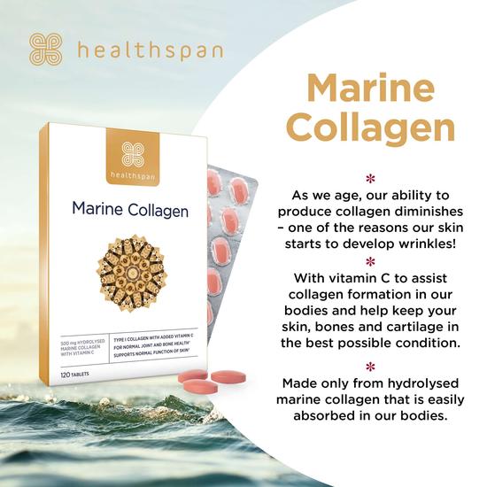Healthspan Marine Collagen Tablets 120 Tablets